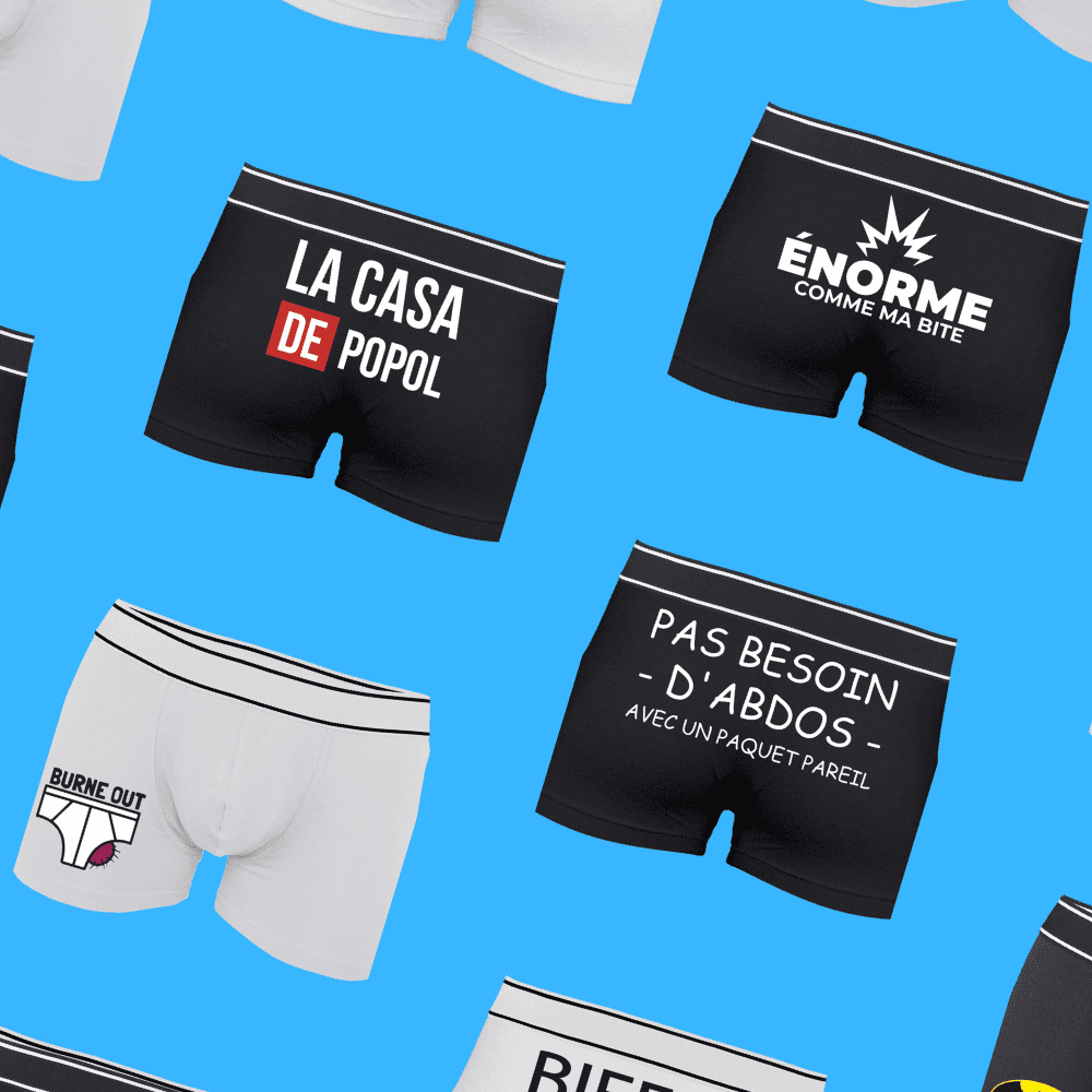 boxer originaux humoristique