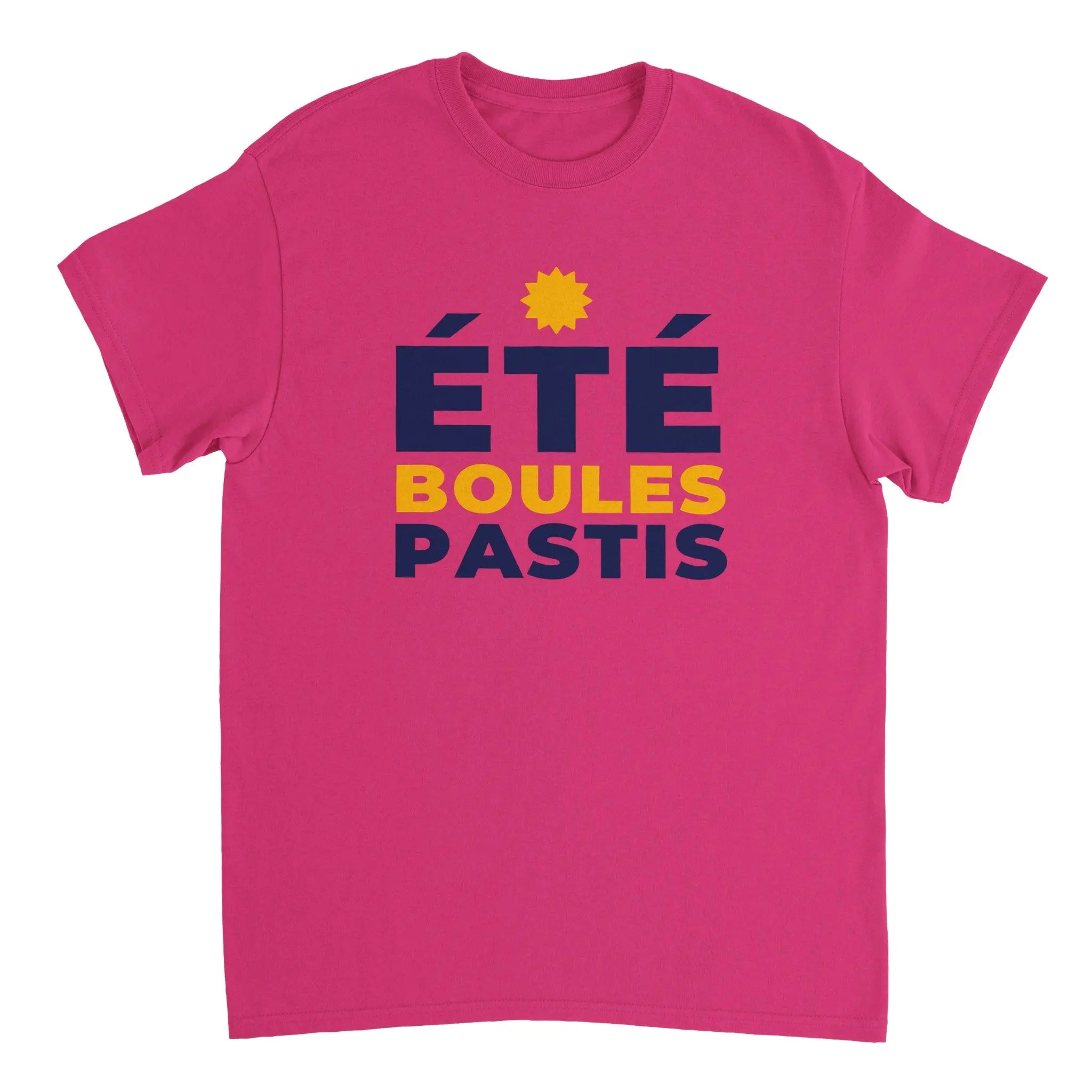 T-shirt Pastis "été boules pastis" | Mixte French Humour