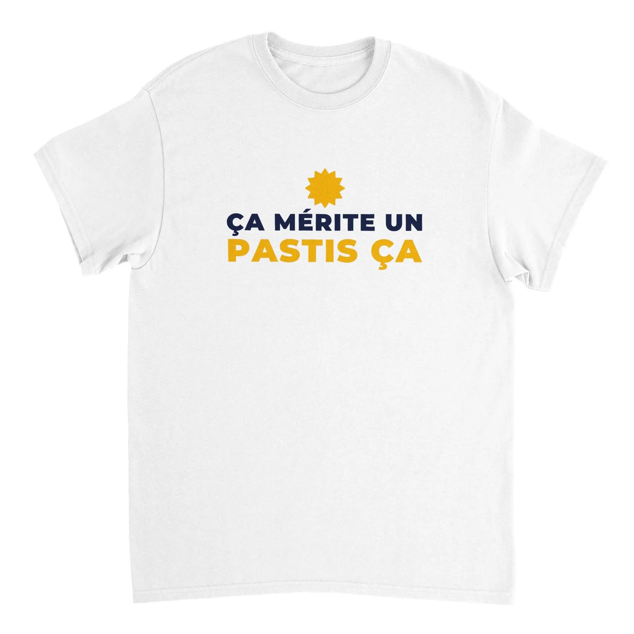 T-shirt Pastis "ça mérite un pastis ça" | Mixte French Humour