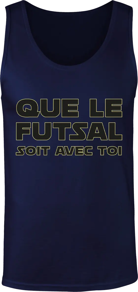 Débardeur Foot "Que le futsal soit avec toi" | Mixte - French Humour