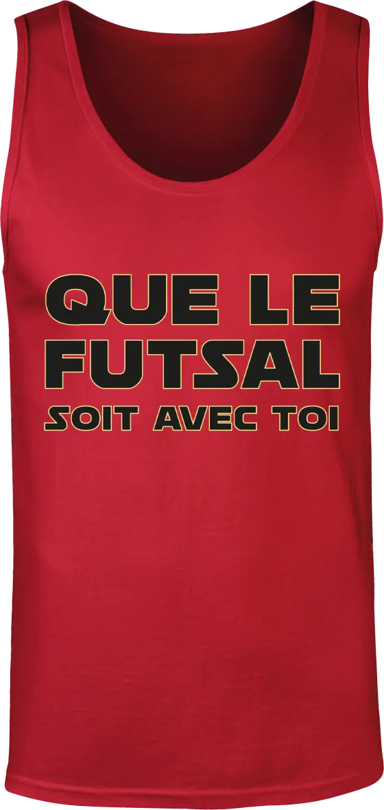 Débardeur Foot "Que le futsal soit avec toi" | Mixte - French Humour