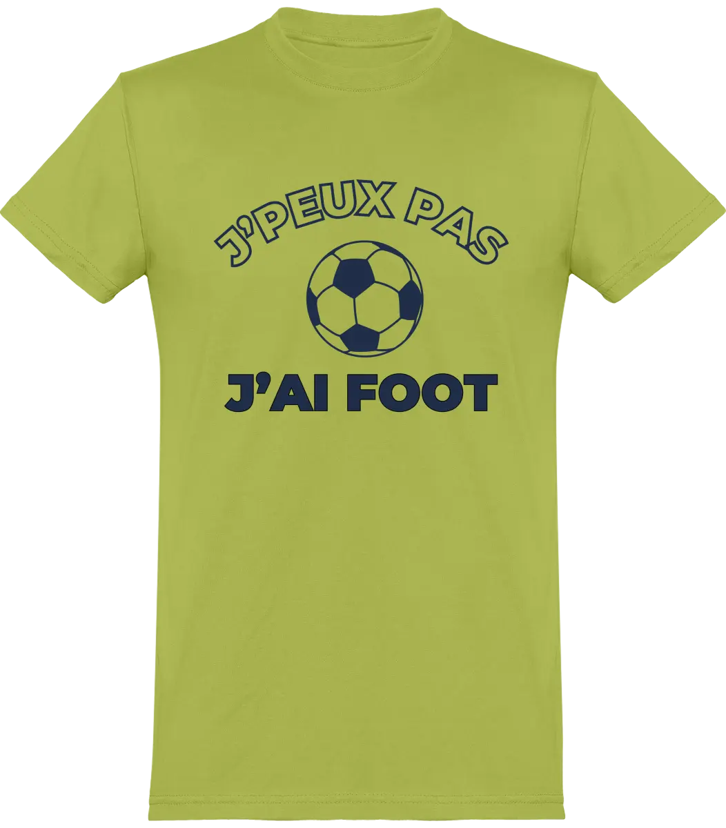 T-shirt Foot "J'peux pas j'ai apéro" | Mixte - French Humour