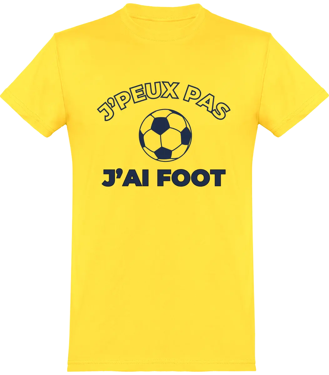 T-shirt Foot "J'peux pas j'ai apéro" | Mixte - French Humour
