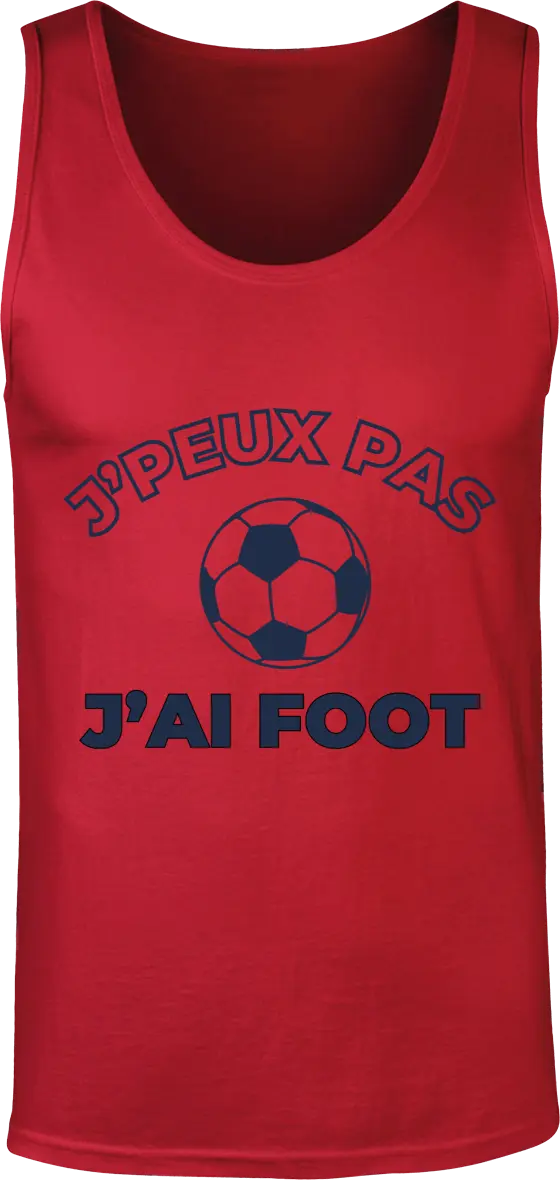 Débardeur Foot "J'peux pas j'ai apéro" | Mixte - French Humour