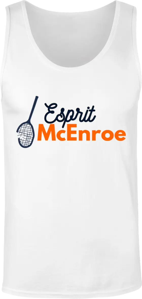 Débardeur Tennis "Esprit McEnroe" | Mixte - French Humour