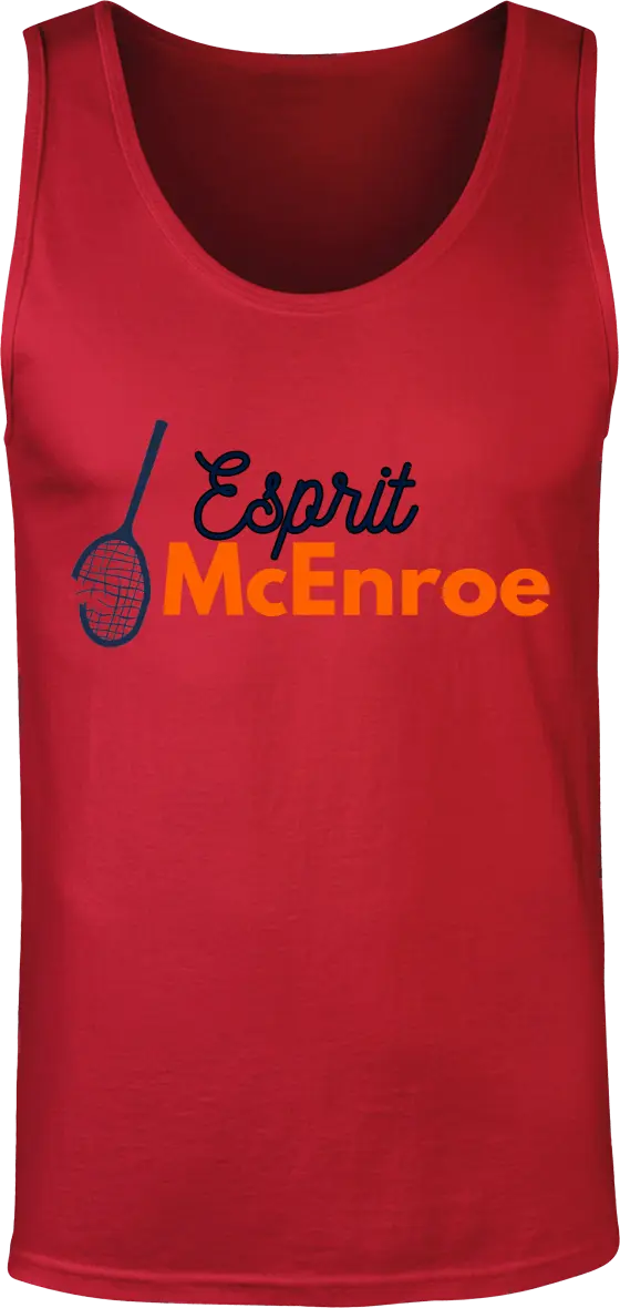 Débardeur Tennis "Esprit McEnroe" | Mixte - French Humour