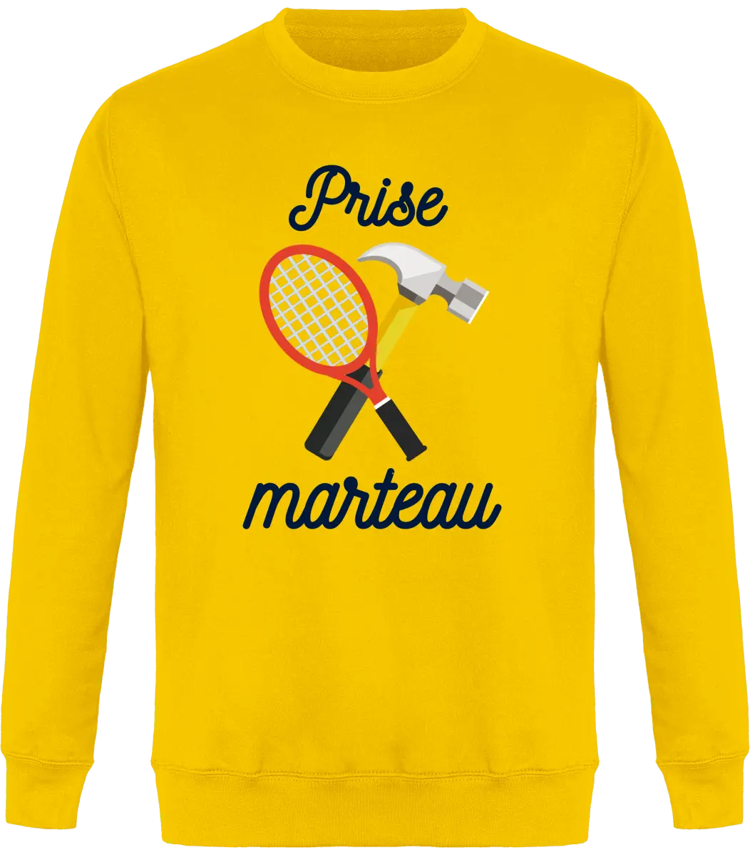 Sweat Tennis "Prise Marteau" | Mixte - French Humour