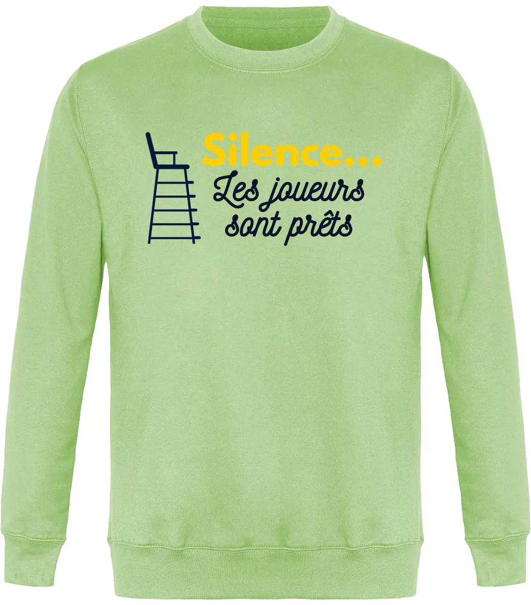 Sweat Tennis "Silence les joueurs sont prêts " | Mixte - French Humour