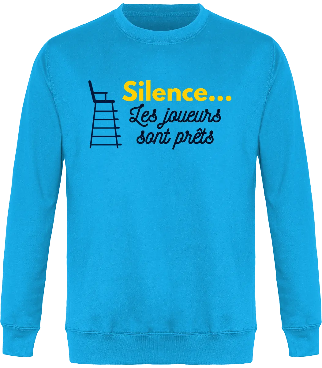 Sweat Tennis "Silence les joueurs sont prêts " | Mixte - French Humour