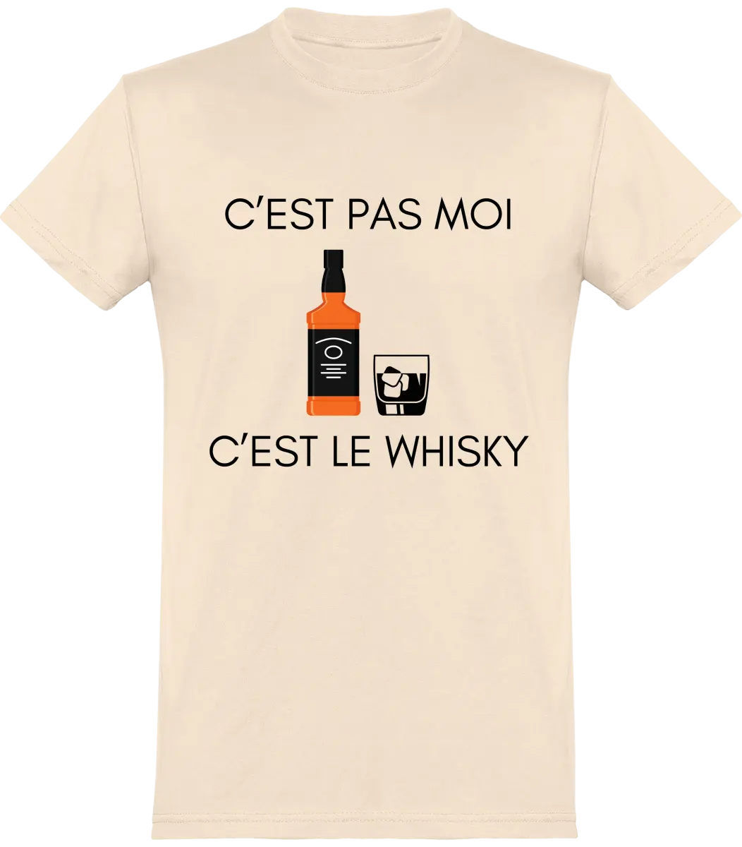 T-shirt Whisky "C'est pas moi c'est le whisky" | Mixte - French Humour