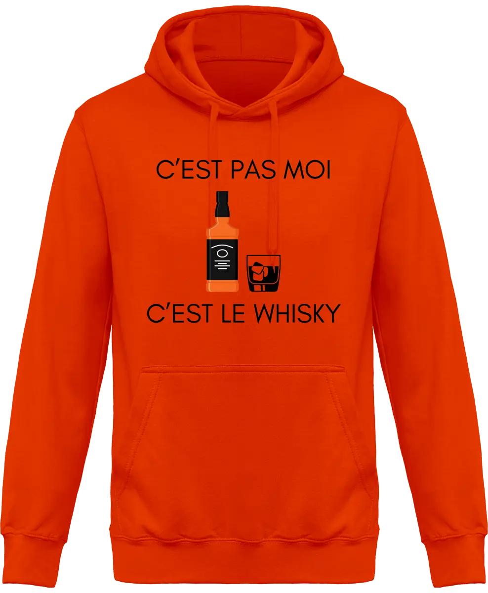 Sweat à capuche Whisky "C'est pas moi c'est le whisky" | Mixte - French Humour