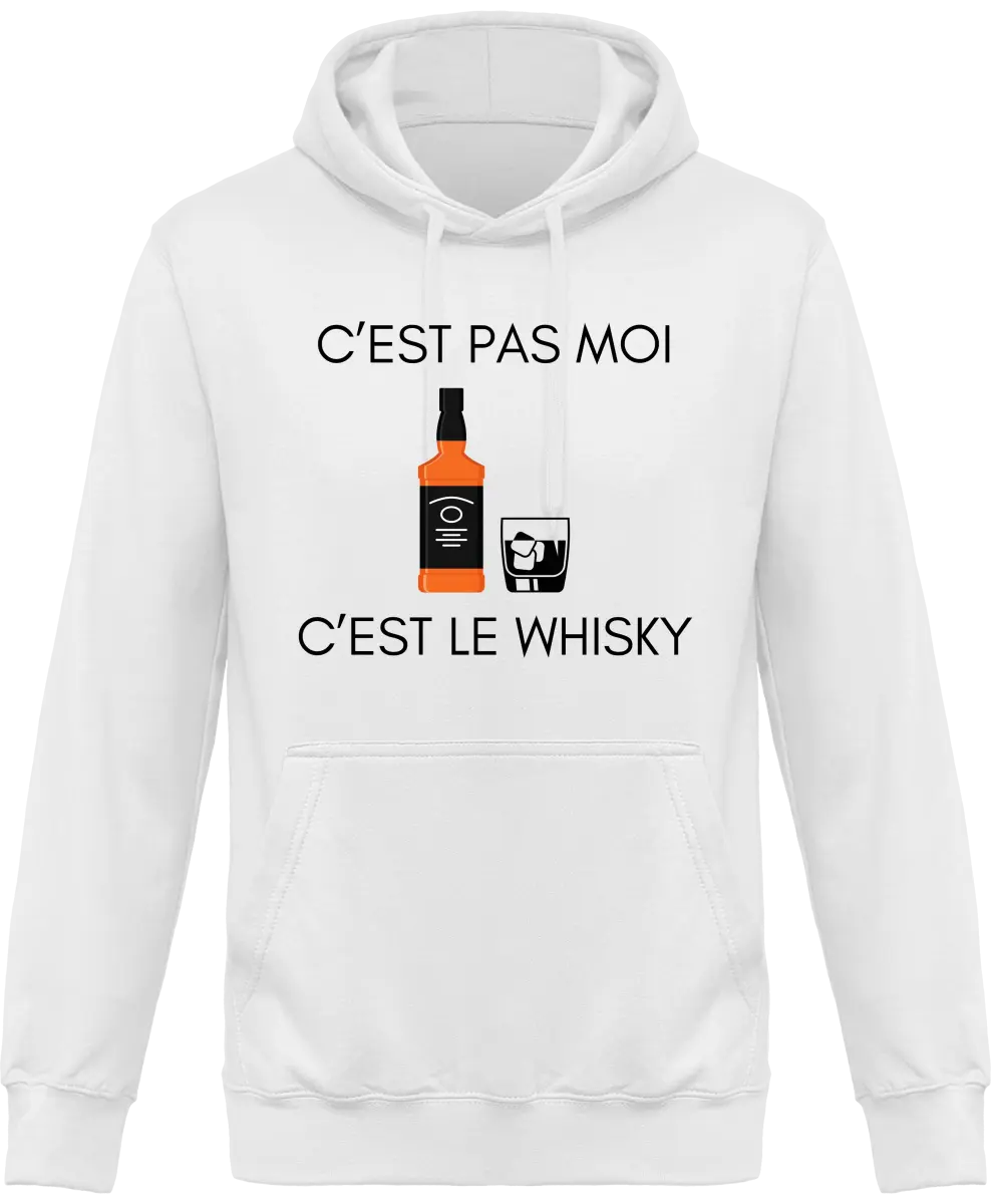 Sweat à capuche Whisky "C'est pas moi c'est le whisky" | Mixte - French Humour