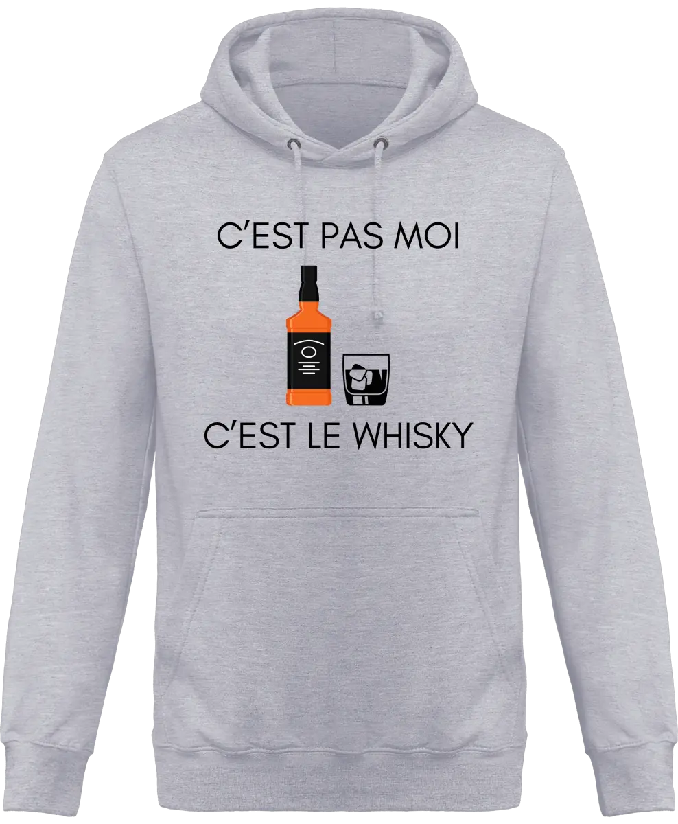 Sweat à capuche Whisky "C'est pas moi c'est le whisky" | Mixte - French Humour