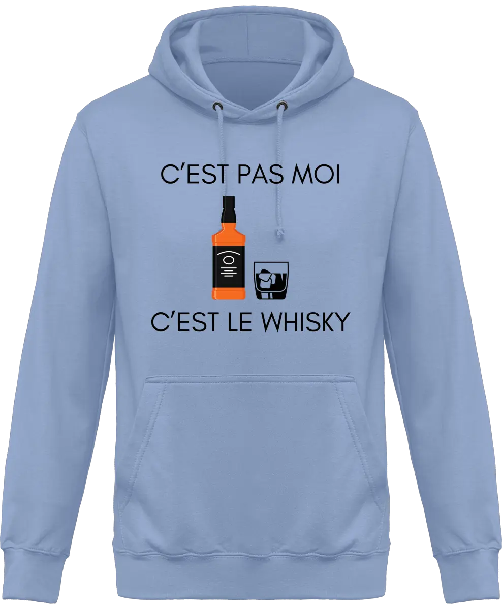 Sweat à capuche Whisky "C'est pas moi c'est le whisky" | Mixte - French Humour