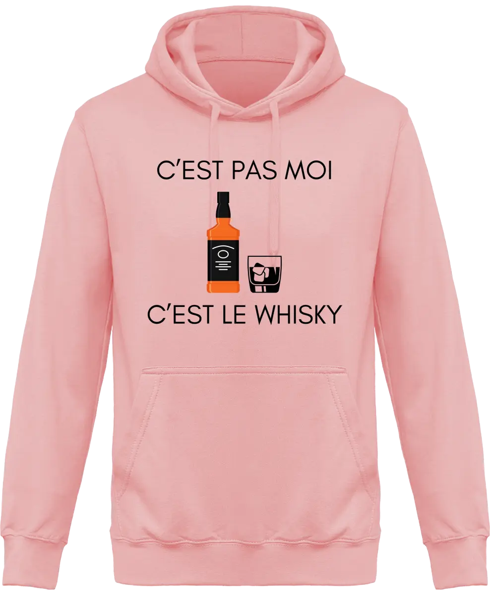 Sweat à capuche Whisky "C'est pas moi c'est le whisky" | Mixte - French Humour