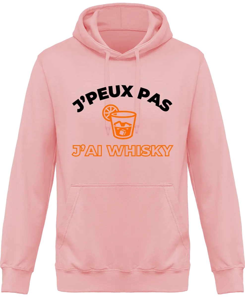 Sweat à capuche Whisky "J'peux pas j'ai whisky" | Mixte - French Humour