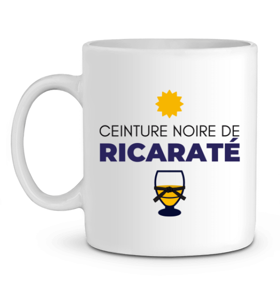 Mug Pastis "ceinture noire de riacaraté"