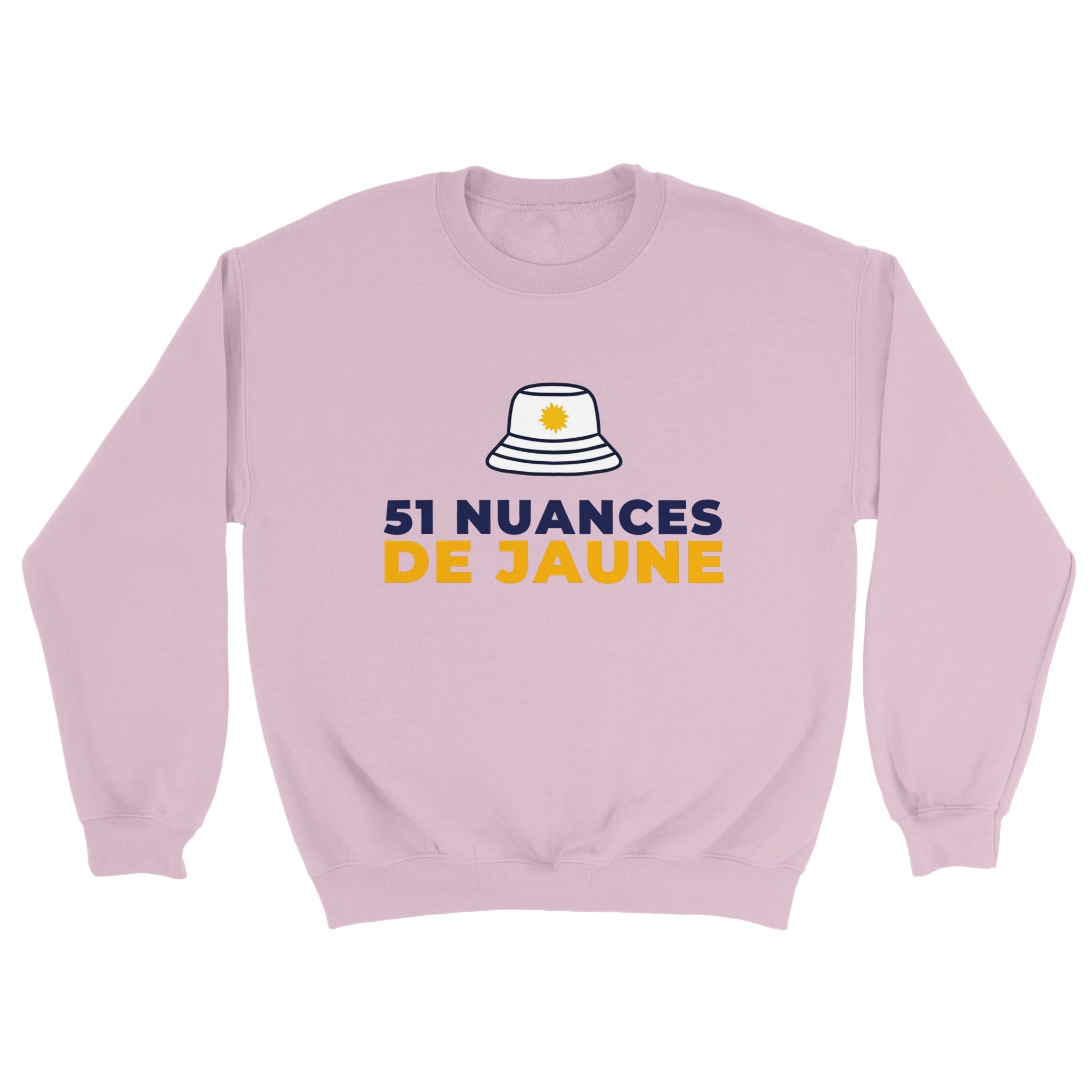 Sweat pastis "51 nuances de jaune" | Mixte