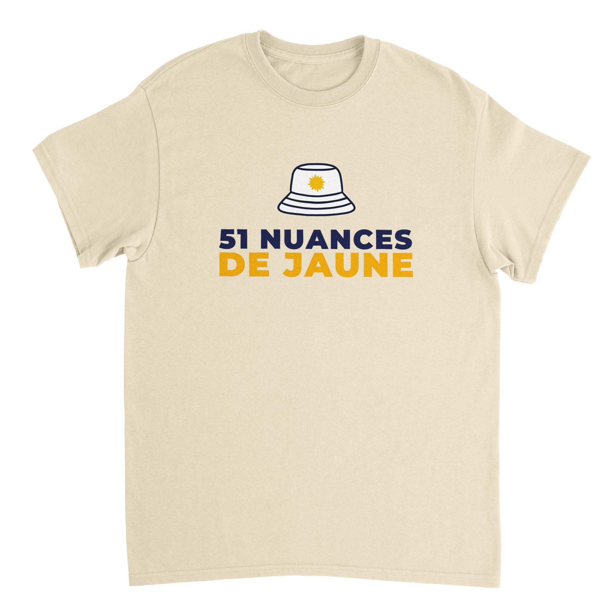 T-shirt Pastis "51 nuances de jaune" | Mixte