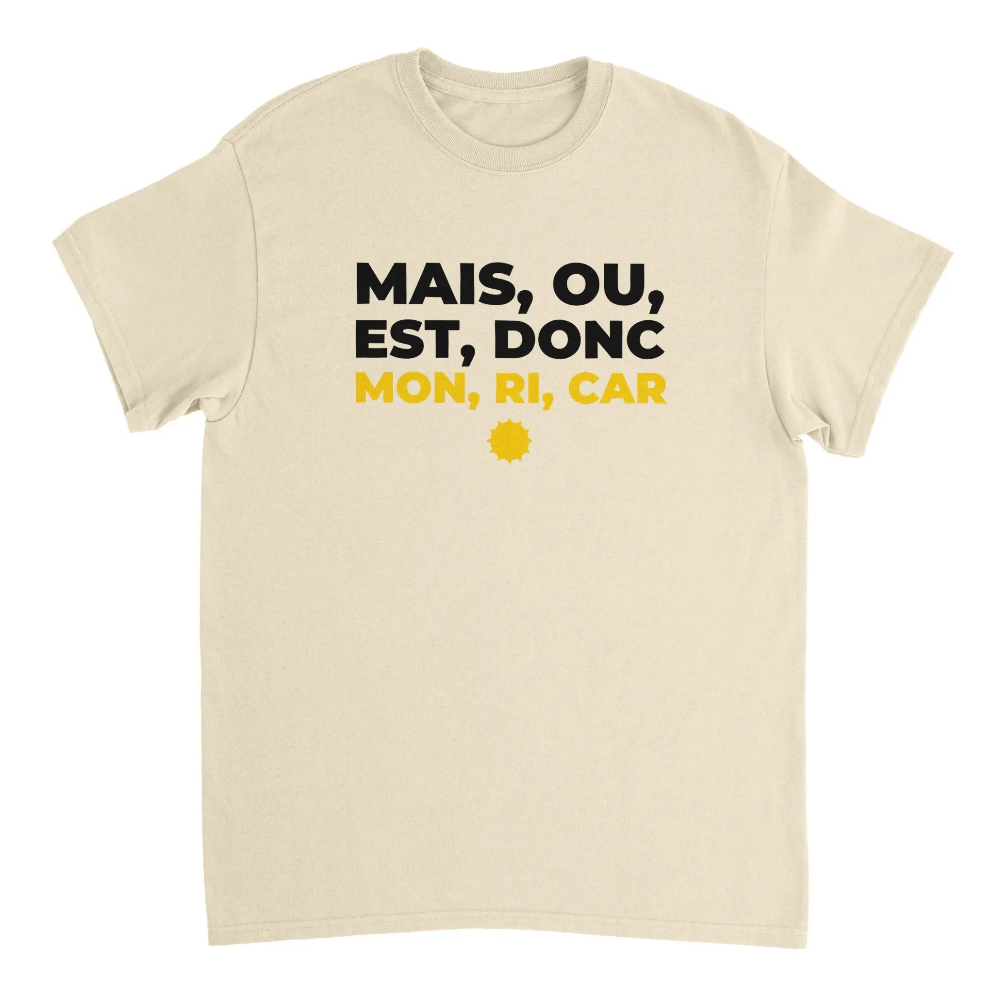 T-shirt Pastis "Mais ou est donc mon ri car" | Mixte French Humour