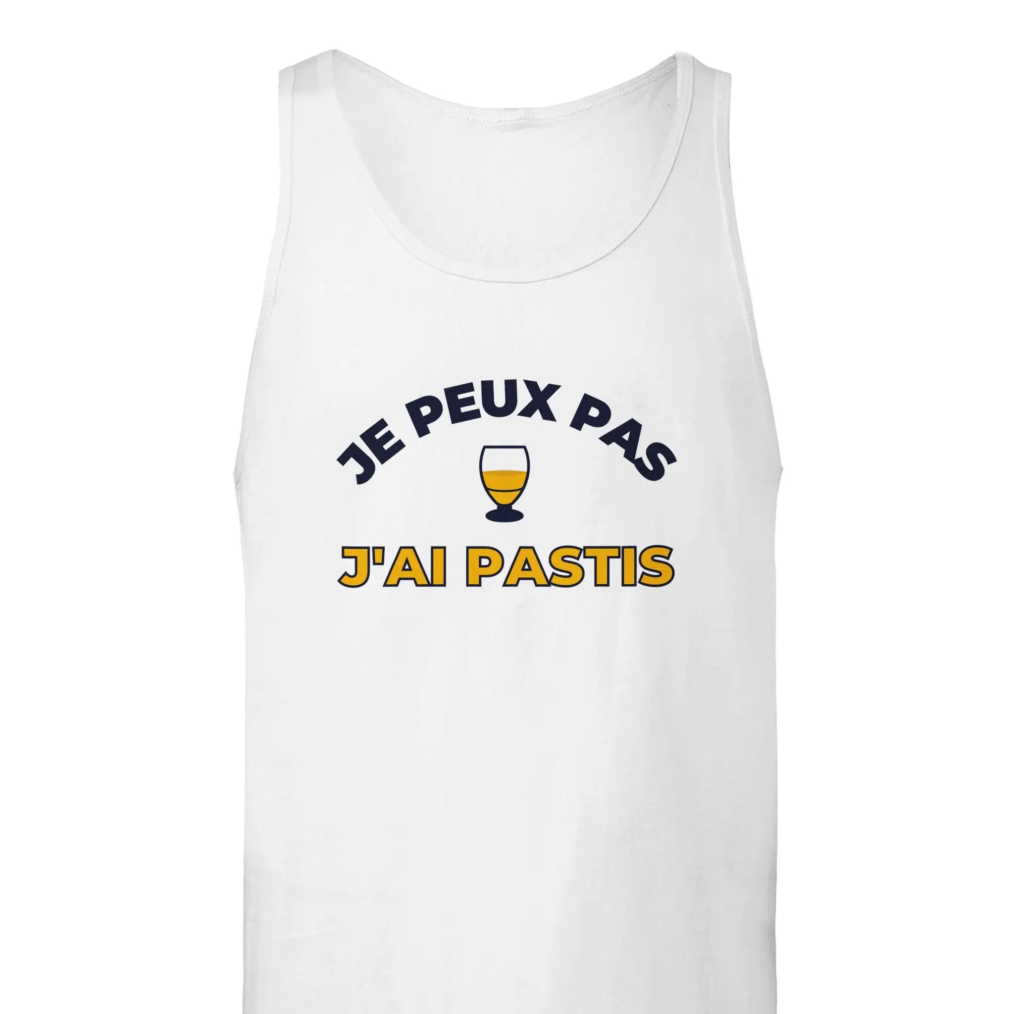 Débardeur Pastis  "Je peux pas j'ai pastis" | Mixte French Humour