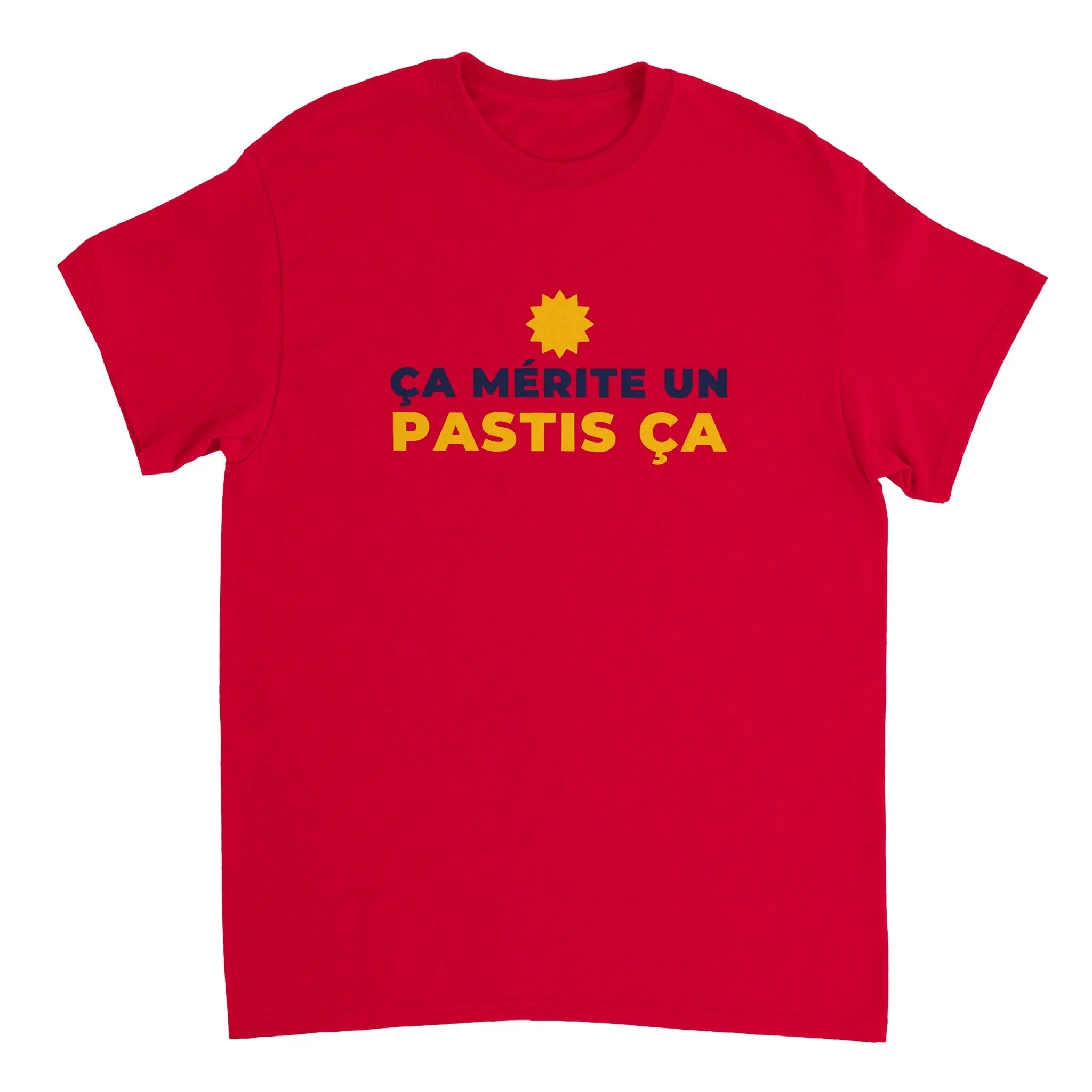 T-shirt Pastis "ça mérite un pastis ça" | Mixte French Humour