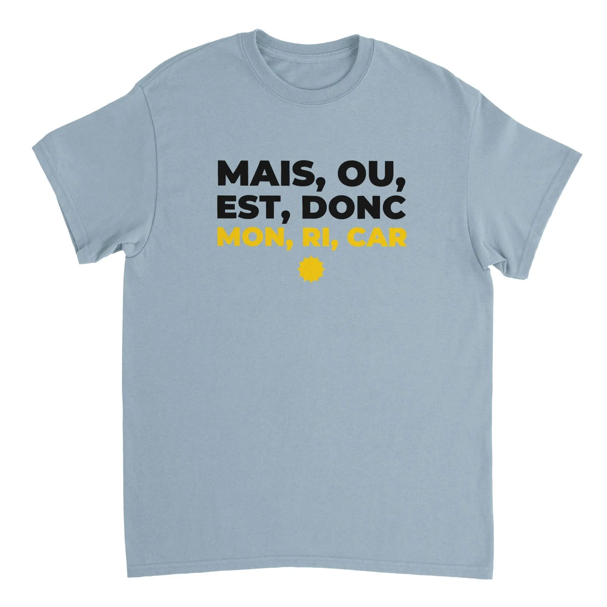 T-shirt Pastis "Mais ou est donc mon ri car" | Mixte French Humour