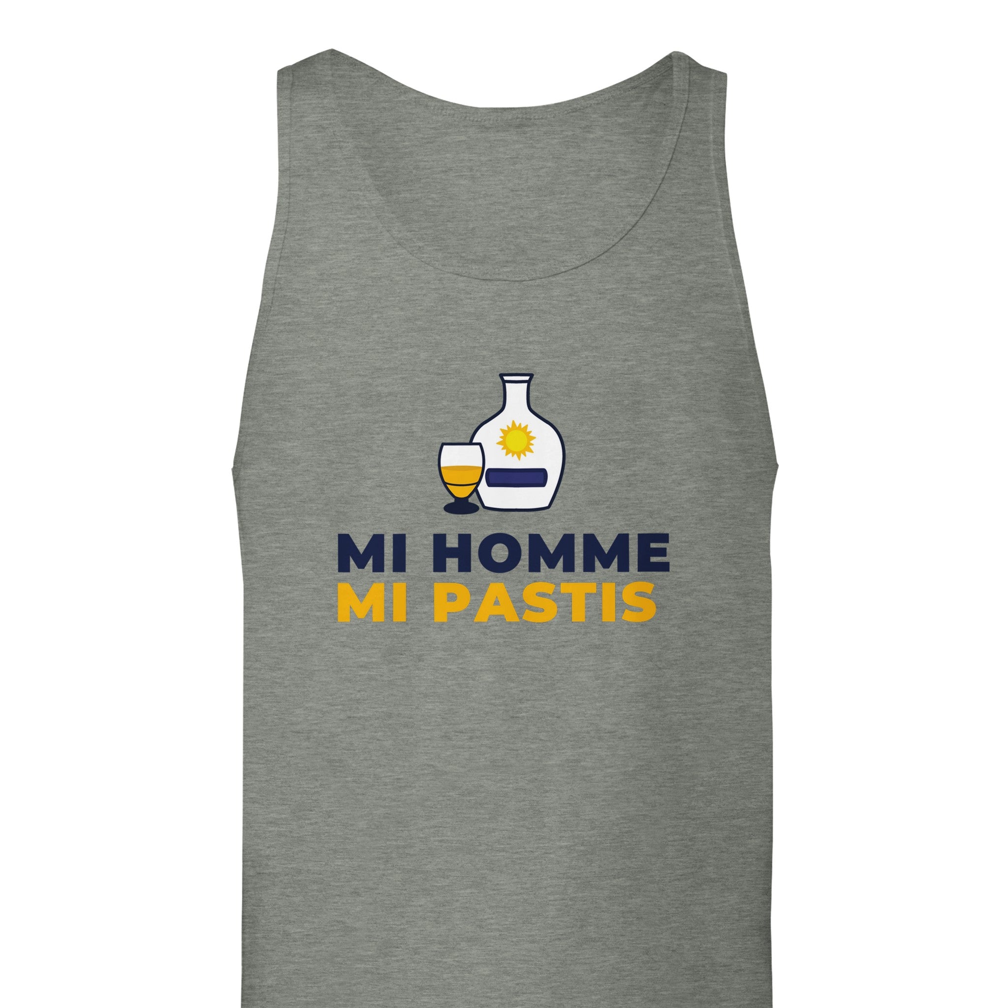 Débardeur Pastis  "Mi homme Mi pastis" | Mixte