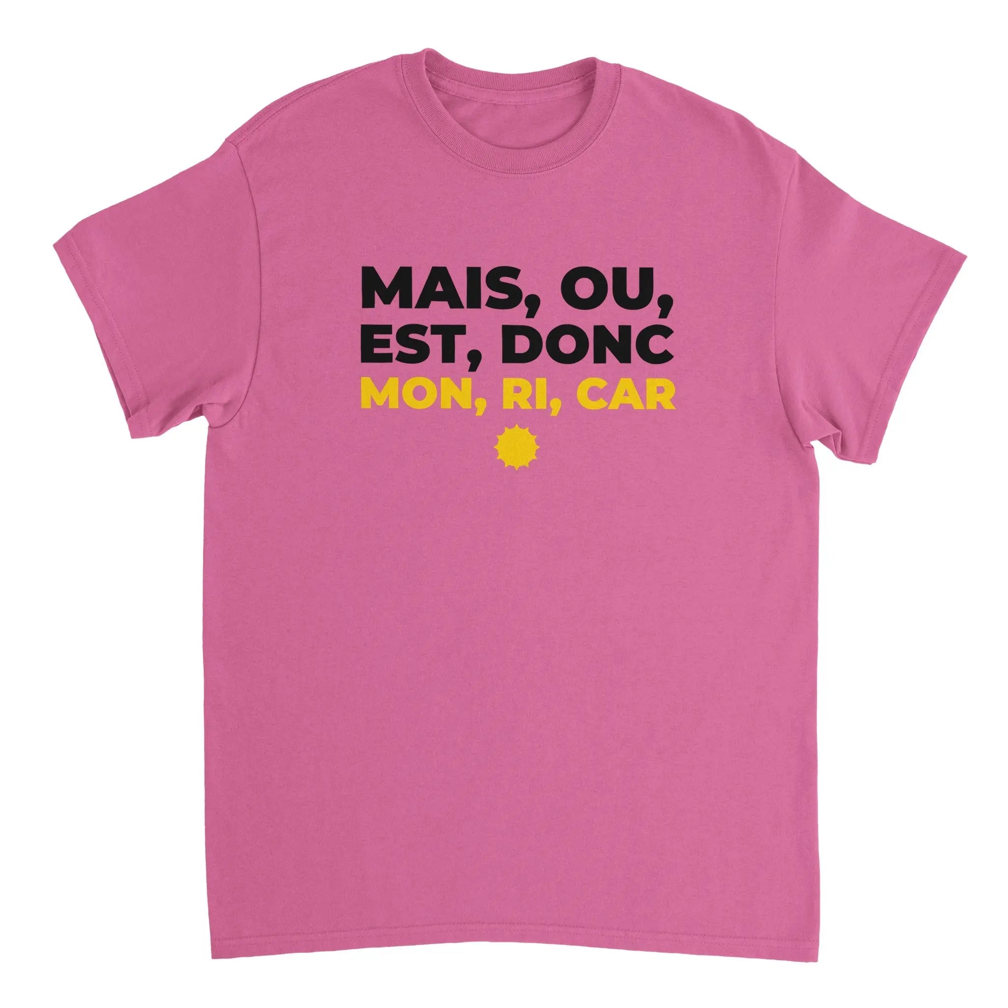 T-shirt Pastis "Mais ou est donc mon ri car" | Mixte French Humour