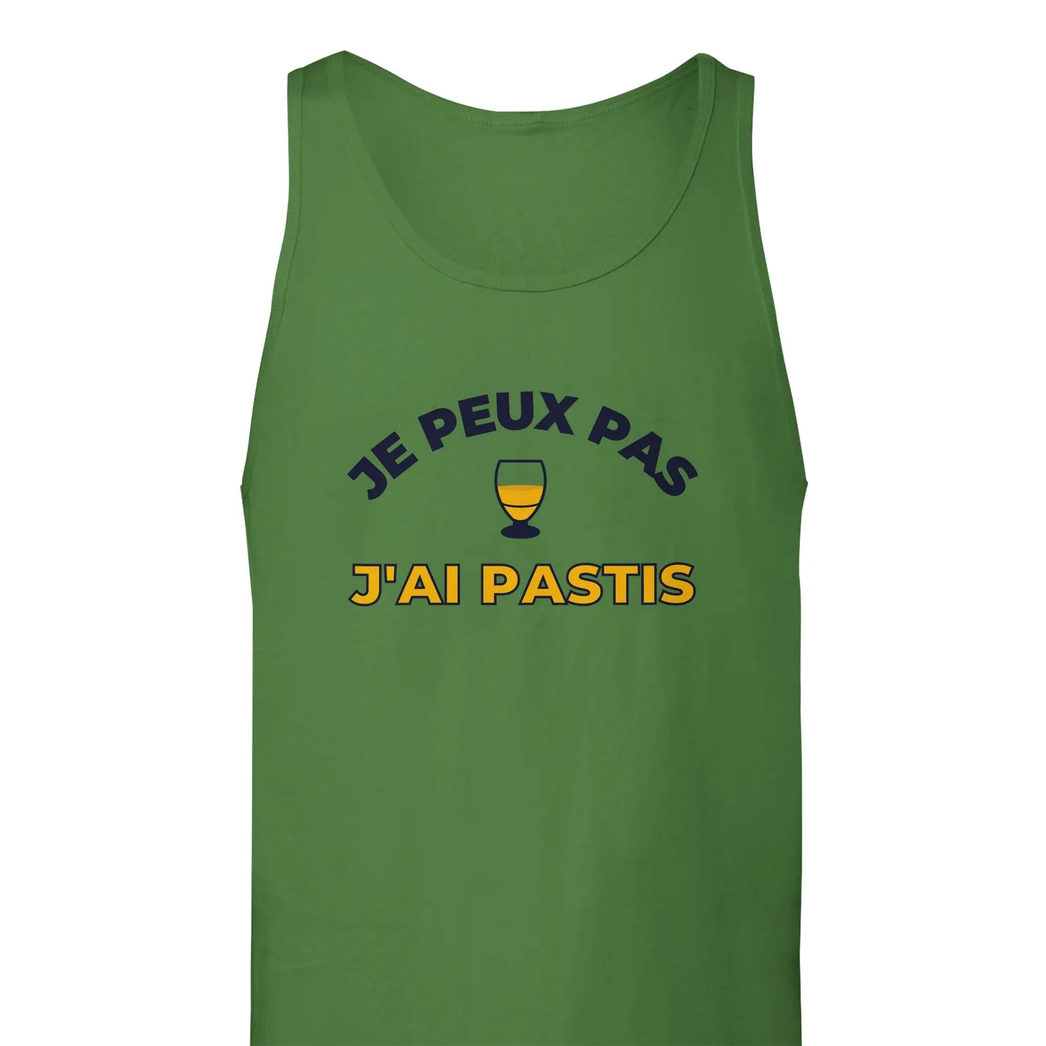 Débardeur Pastis  "Je peux pas j'ai pastis" | Mixte French Humour