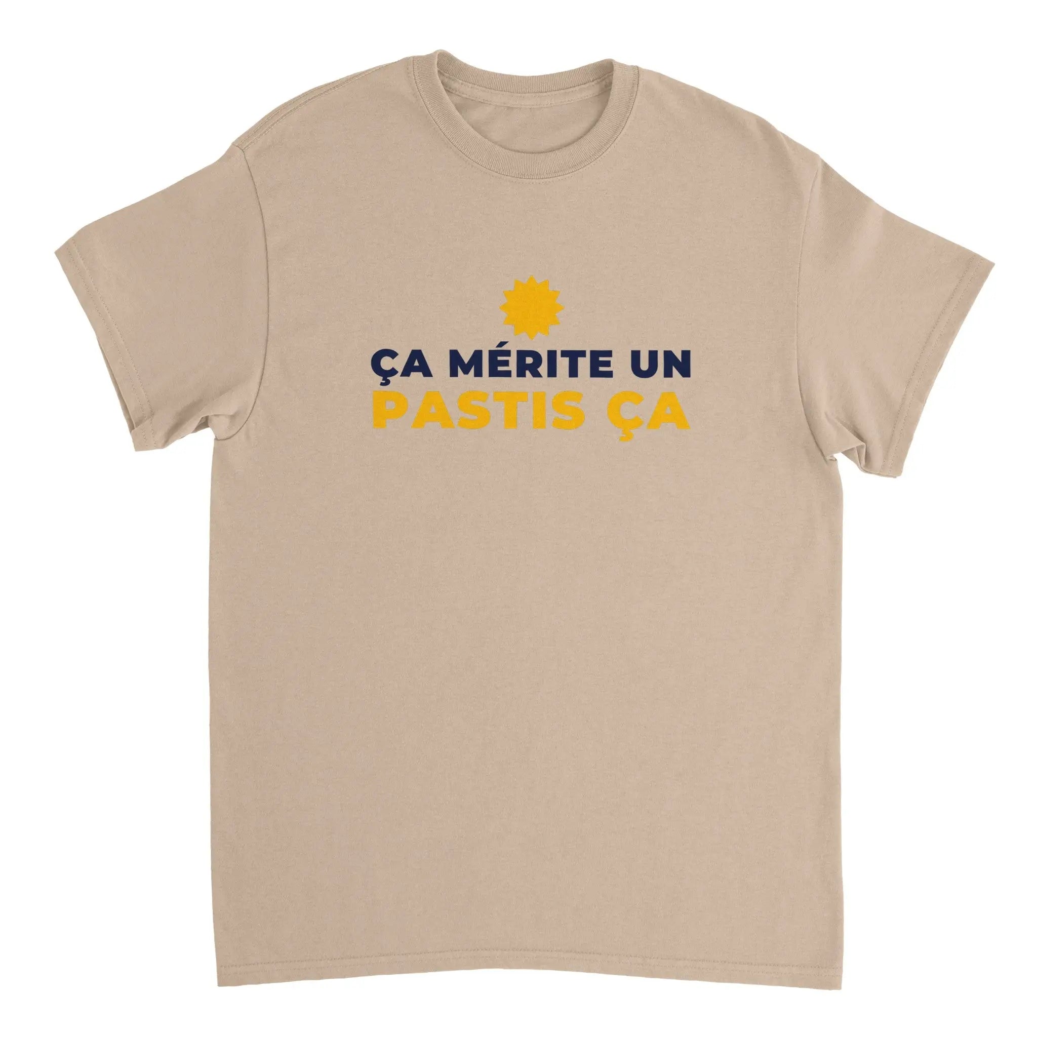 T-shirt Pastis "ça mérite un pastis ça" | Mixte French Humour