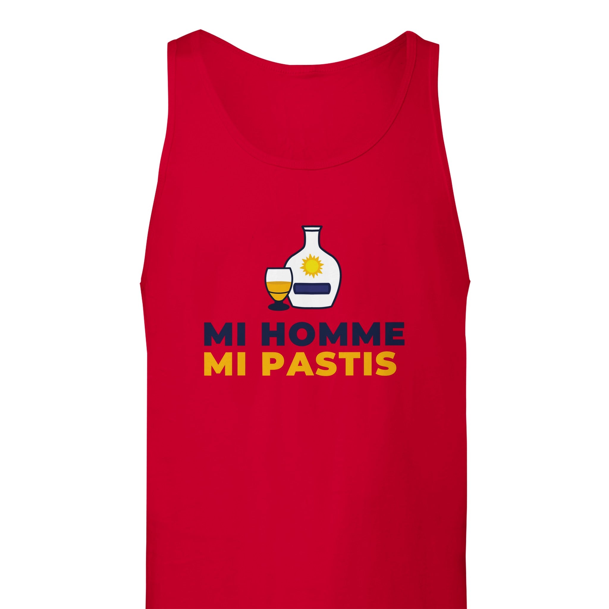 Débardeur Pastis  "Mi homme Mi pastis" | Mixte