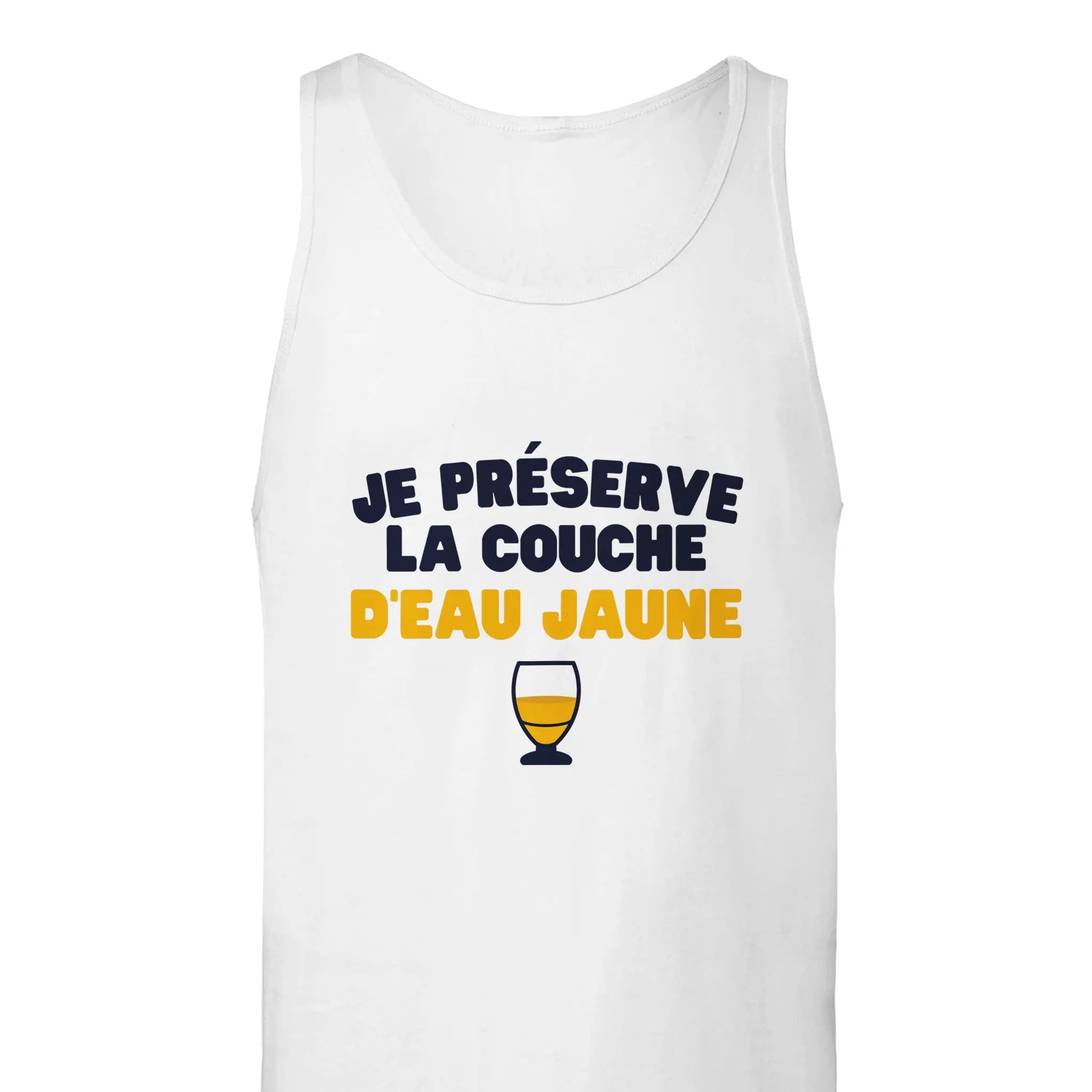 Débardeur Pastis  "Je préserve la couche d'eau jaune" | Mixte French Humour