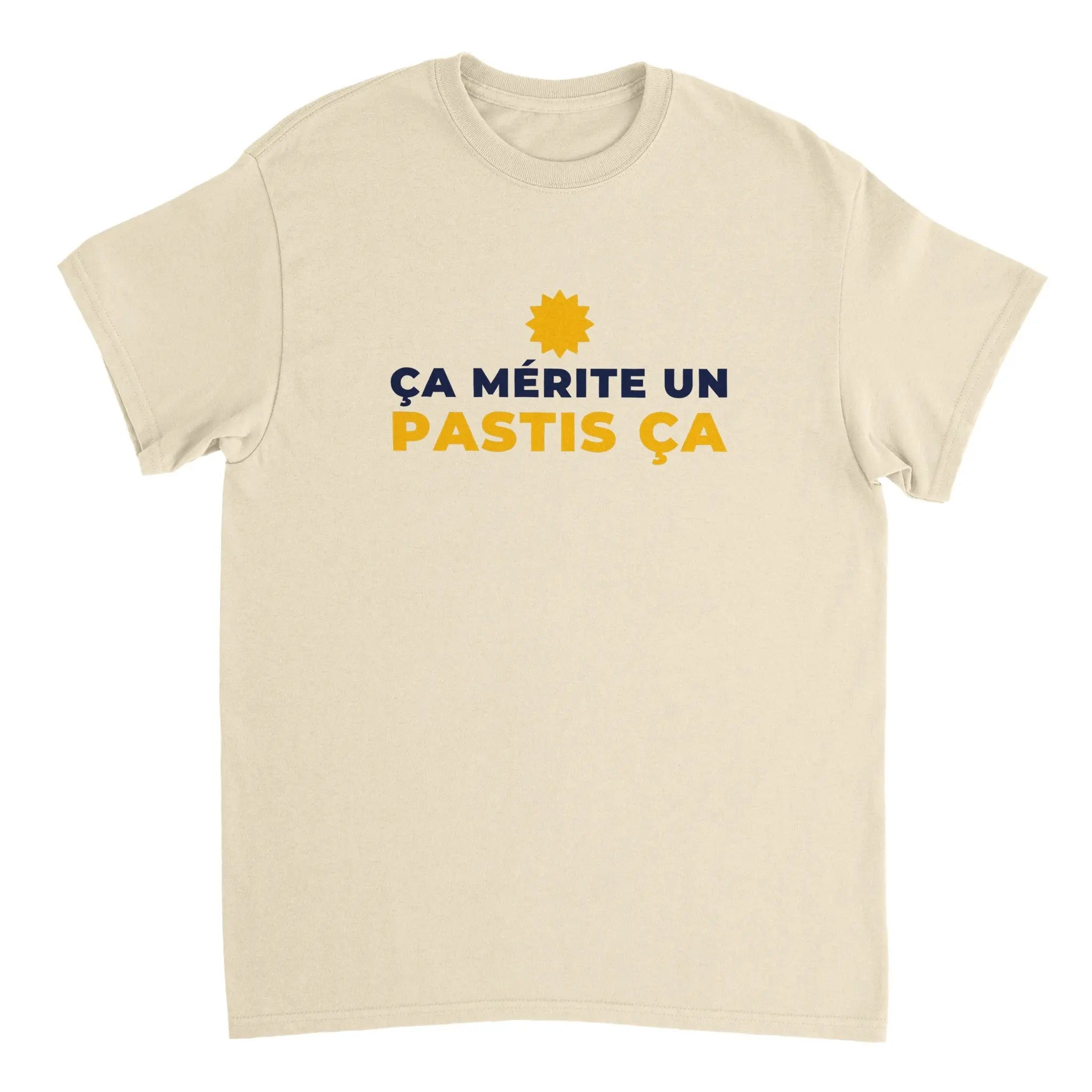 T-shirt Pastis "ça mérite un pastis ça" | Mixte French Humour