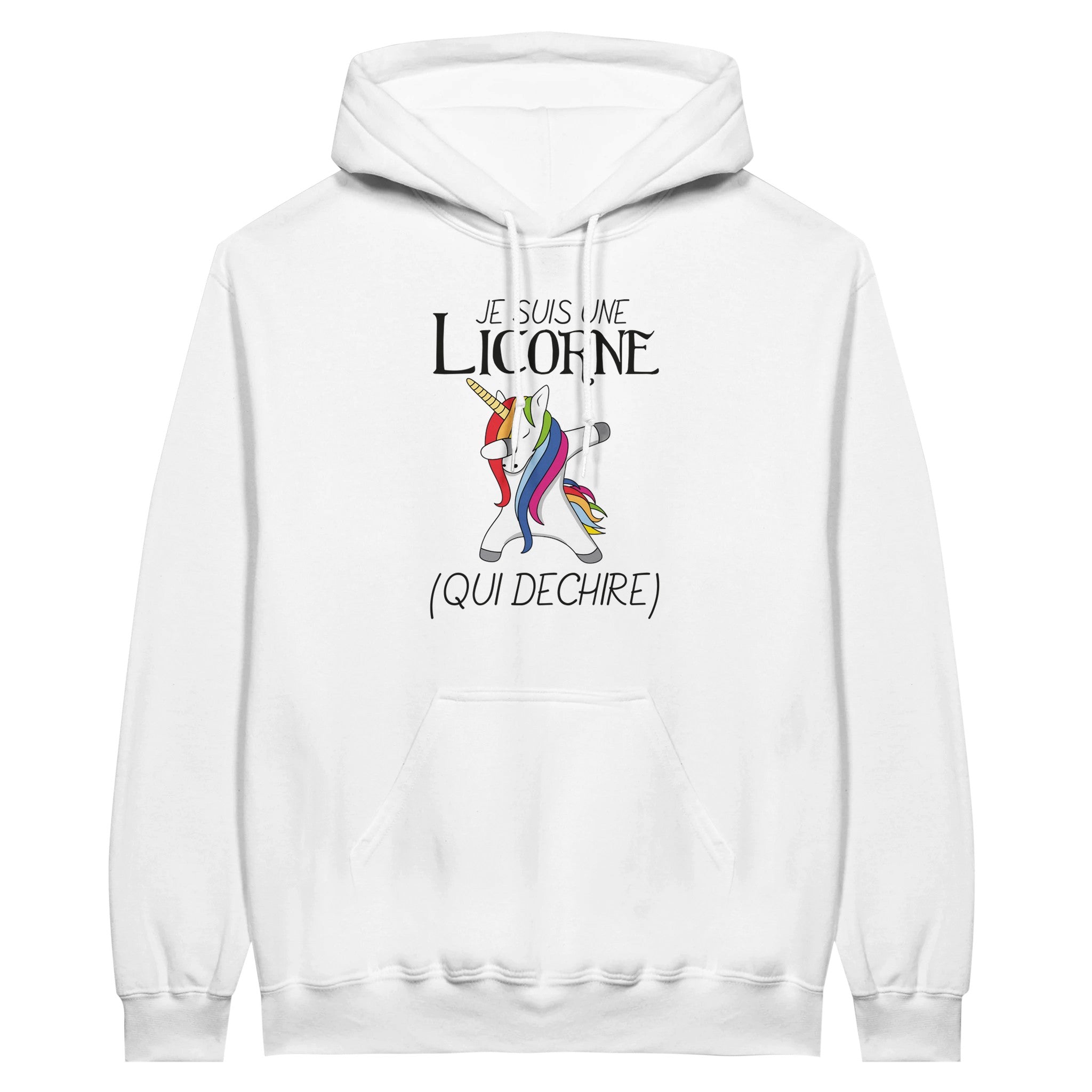 Sweat 2024 capuche licorne